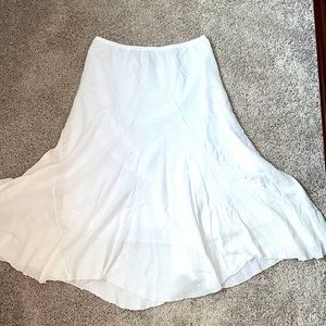 Women’s White Long Skirt from Jkla California